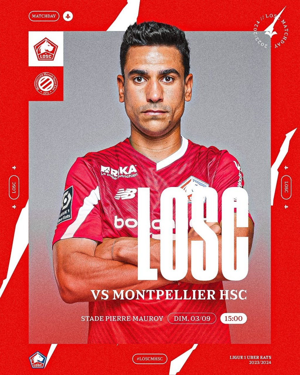 里尔客场逆转蒙彼利埃，保持领先优势的简单介绍